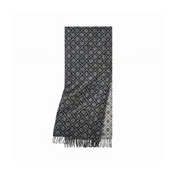 TORY BURCH汤丽柏琦 印花羊毛围巾